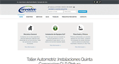 Desktop Screenshot of cavalieautomotriz.com